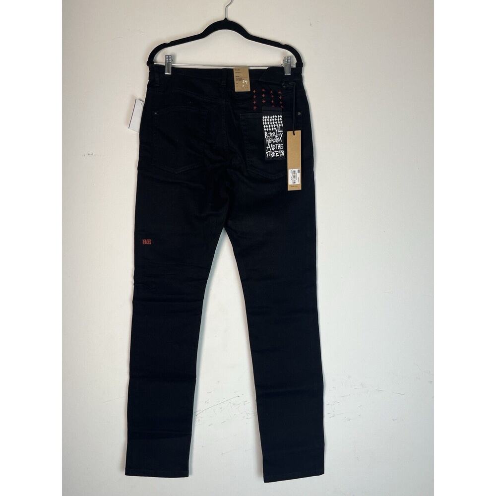Ksubi Chitch Black Skinny Denim Jeans Men's Black Distressed Size 34x32